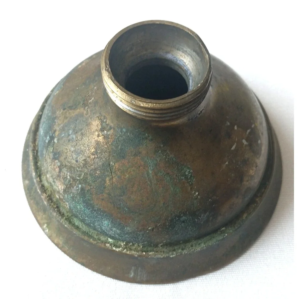 VTG Antique Republic Brass Victorian Shower Head 4